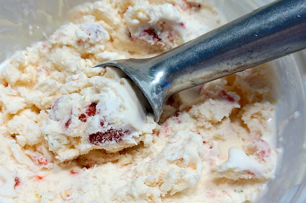 Strawberry Basil Ice Cream p.s. bonjour